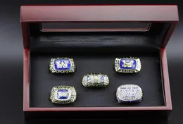 1962 1984 1988 1990 2019 Blue Bombers The Grey Cup Ring Set With Wooden Display Box Case Fan Gift 2021 Drop 5913688