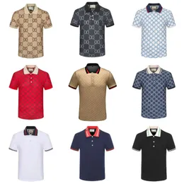 Designer Polo -Shirt Herren Polo Polos T -Shirt Marke Kleidung Luxus Polo Mann Casual Polo Fashion Schlange Bienendruck Stickerei T -Shirt High Street Herren Polos Polos