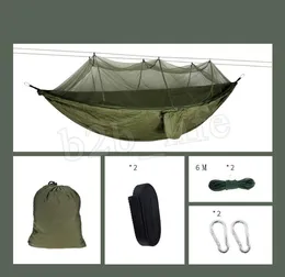 Hammock Hammock Hammock di alta forza ad alta forza, caccia con la doppia persona da viaggio per viaggi di zanzare Hamak per campeggio all'aperto MMA19482440834