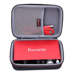 Väskor xanad vattentät eva hårt fodral för FocusRite Scarlett Solo (2nd Gen) USB Audio Interface With Pro Tools | Först