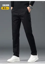 Pantaloni maschili 2024 Spring e autunno casual slim fit dritta driver tube business tendenza versatile traspirante lon