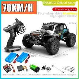 Electric/RC Car RC Cars 16103PRO 50 км/ч или 75 км/ч со светодиодом 1/16 Бесстраночный Moter 4WD OFF ROAD 4x4 Высокоскоростный дрифт -монст