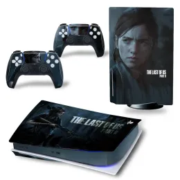 Adesivi The Last Of Us Part 2 PS5 Game Console adesivo per la protezione del film per la protezione della pelle per la console PS5 e protezione del controller Skin PS5