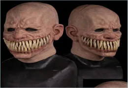 Maski imprezowe maski imprezowe adt horror trick przerażający rekwizyt lateksu maska ​​diabeł twarz er terror przerażający praktyczny żart dla Halloween PRANK 4975497