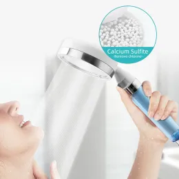 Purifiers New 2 layer Filter Shower Head Water Saving High Pressure with Stop Switch Skin Care shower ABS plastic Bathroom Accessories