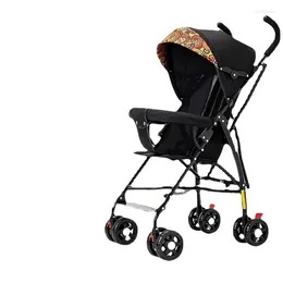 Peças de carrinho de carrinho podem sentar ou deitar luz de bebê dobrando simples