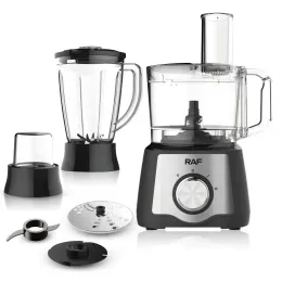 Blendery Blendery Houselin i kombinacja robota kuchennego do kuchni, 3 w 1 Blender do koktajli i koktajli, mięso posiekane, szlifowanie więcej