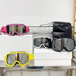 Óculos de esqui de óculos de esqui máscara máscara de óculos de sol protetores de bicicleta masculina com lentes legais de moda magnética Designers 927