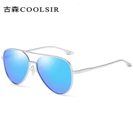 Occhiali da sole in alluminio ultra leggero con telaio pieno di occhiali da sole polarizzati con occhiali da sole 6530 240410