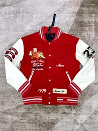 Jackets masculinos Chegada de moda Tiger Tiger bordado alfabeto de beisebol de baseball streetwear