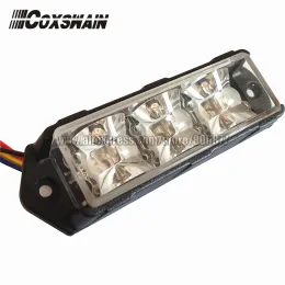 Eldiven Çift Renkli Araç LED Izgara Yüzey Montaj Flaş Işığı, 6*3W Her LED, LED FROSE UYARI IŞIK KAMYAK TRAFİK BAYA (VS938D)