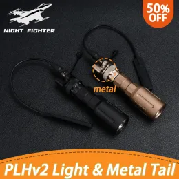 Scopes PLHV2 Hand Held Flashlight 1000 LM Tactical High Power Weapon Scout Light Offset Base Fit Hunting Airsoft Pistol Weapon 20MM Rai