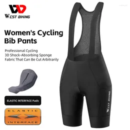 Odzież motocyklowa Kierowanie na rowerze dla kobiet w kolarstwie BIB Pants 3D Absorption Sponge Outdoor Sports Triathlon Professional Racing Short