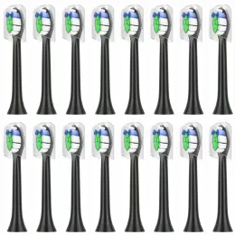 Heads 416 st ersättningsborstehuvuden för Philips HX6064 HX6930 HX6730 Sonic Electric Toothbrush Vacuum Soft Dupont Bristle Nozles