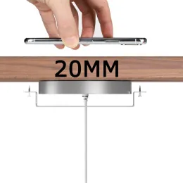 Ładowarki 10 W QI Ładowarka bezprzewodowa 20 mm niewidoczne meble na duże odległości stolik biurowy