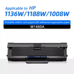 Ersatztonerpatronen für W1660A Toner Patronenarbeit für HP 1136W 1188W 1008W Drucker kompatibel