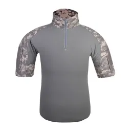 티셔츠 Emersongear 전술 전투 땀 땀 Tshirt 짧은 슬리브 셔츠 야외 하이킹 사냥 스포츠 사이클링 Tshirt Summer ACU