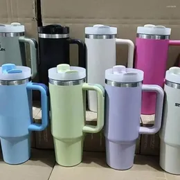 Water Bottles Original 30oz Adventure Quencher 2.0ed Tumbler With Handle Lids Stainless Steel Coffee Termos Cup Car Mugs Vacuum