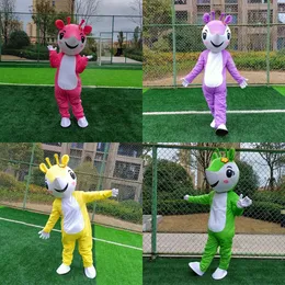 Sika Halloween Deer Costumi Mascot Abbigliamento Abbigliamento Carnival Carnival Dimensioni per adulti Abbigliamento pubblicitario promozionale