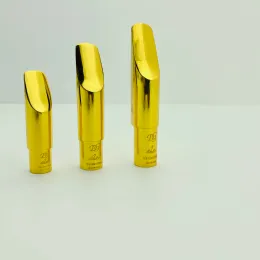 Saxophone Dg Alto Soprano Tenor Saxophone Metal Mouthpiece 5 6 7 8 9 Professional Sax Accessories Golden Plated