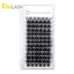 Falska ögonfransar 60D/80D Cluster 120 Bunds Natural Eyelash Extension 3d Ryssland Volym Individuella sminkverktyg Lurar