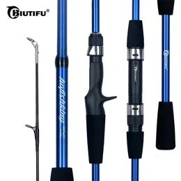 Biutifu Baitcasting Spinning Mini Fishing Rod 45 SEKCJA 1821 MTRAVE WARTOWA WASKA 520G SZYBKO ULTRALICLU PURUS Y240408