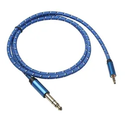 2024 3,5 mm 6,5 mm kabel gniazda audio 3,5 6,35 Męski szyn pary do wzmacniacza gitarowego CD Player2. Dla męskiego kabla 6,35 mm