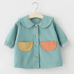 Клоч детская куртка младенца девочка детское пальто осень весеннее детское пальто траншевое ветхоло