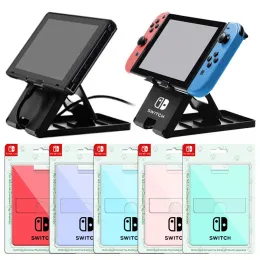 Supporto desktop regolabile per Nintendo Switch OLED Game Console Playstand Base di gioco per cellulare NS Lite