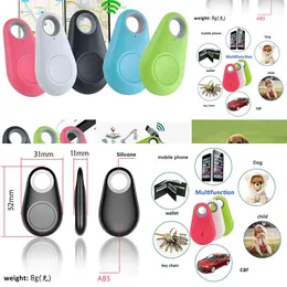 Ny ny smart trådlös Bluetooth-tracker Key Finder Pets Pets GPS Locator Anti-Lost Alarm For Car Mobiltelefon Plånbok Kids