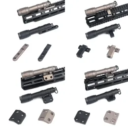 스코프 wadsn airsoft surfir m600 m600c 무기 조명 마운트 콤보 사냥 소총 스카우트 손전등 fit mlok keymod 20mm picatinny 레일