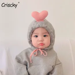 One-Pieces Criscky Baby Girls Clothes Boy Romper Overall Newborn Infant Toddler Clothing Hooded Winter Heart Cute Jumpsuit Baby Rompers