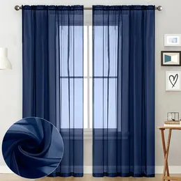 Tulle Mesh Sheer Vorhang Verschlusslager Garn Voile Room Tür Valance Drape Drape sanfte Vorhänge Home Dekoration 140260 cm 240416