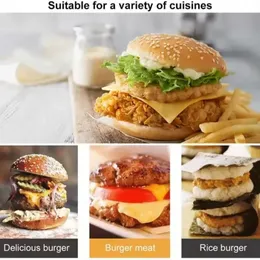 2024 1PC Maker Hamburger Hamburger Press okrągły kształt Non-Stick Chef Cutlets Hamburger mięsny wołowina grill Burger prasa twórca pasztecka Moldchef