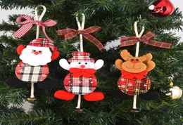 New Christmas Tree Decorations Festival Butterfly Festival Bells Lattice Man Homem Snowman Deer Pingente Santa Presente Ornament9825168