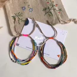 Strands KKBead multilayer pulseira empilhável Bohemian Boho Jóias para mulheres Miyuki Seeds Pulseras Mujer