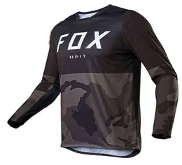 Team sportiva Men039s Downhill Jersey Hpit Fox Mountain Bike Mtb Shirts Offroad DH Motorcycle Motocross Bicycle Racing Cycling9974218