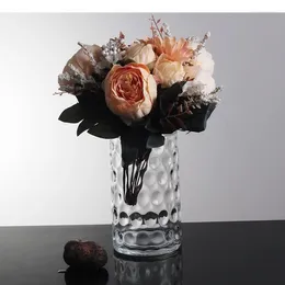 Vasen moderne Glasvase Hydroponische Pflanzenblumen -Topf -Anordnung Behälter Dekoration kreativer Home Desktop Crafts Ornament