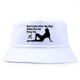 Berets Unisex Eat Pussy обратимая хлопковая шляпа шляпа взрослые повседневные солнцезащитные козырьки
