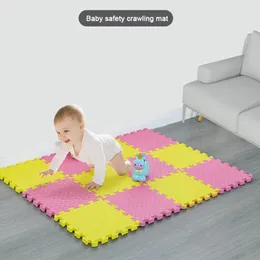 30*30cm Baby Puzzle Mat 9pcslot Play Mat Kids Tiles Rugs Floor Tiles Toys Carpet EVA Foam Soft Carpet Climbing Pad 240424