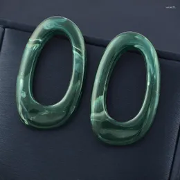 Серьги для герметиков Sinleery Корейский стиль зеленый красный акрила для женщин модные ювелирные украшения для ушей серьги Бохо подарком ES210 SSB