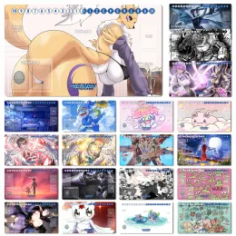 パッドDigimon Playmat Mastemon Renamon Sistermon DTCG CCG MAT MUGENDRAMONゲーム取引カードゲームマットラバーマウスパッド無料バッグ