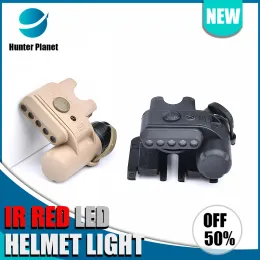 Işıklar Taktik Hızlı Kask Işık Seti HL1 Gen3 Çoklu Kullanım Yüksek Güçlü LED Beyaz Kırmızı Kızılötesi Silah Kask El Feneri Airsoft Aksesuarları