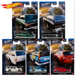 Cars Genuine Hot Wheels Car Hot Wagon Novel Juguetes 1/64 Diecast Toys for Boys Datsun Wagon Volvo Estate Metal Model Birthday Gift