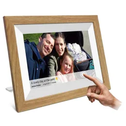 Frame da 10,1 pollici Cloud Digital Photo Digital Frame iOS App Android Frame di foto digitale Remoto Frame digitale in legno