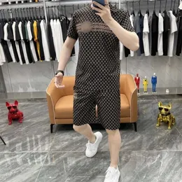 Tracksuit Men Designer Men's Clothing Sports Suits 2024 New Summer Fashion Brand Casual Printing T-shirt Thin Short sleeved Shorts Set Mens Two Piece Set Sweatsuit