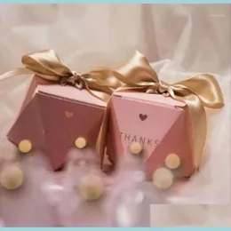 Creative Gift x Wrap 50 Pink Diamond Style Wedding Favors Favors Candy Boxes Bomboniera Sugar Sugar Chocolate Box Party