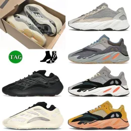 Sport 700 Designer Laufschuhe Sneaker Big Size 12 Hi-Red Blue Alvah Azael Cloud White Mist Fade Salz Kohlenstoff 700S V2 V3 Herren Frauen Trainer Läufer