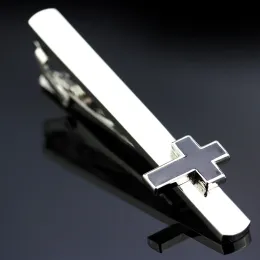 روابط MMS TIE CLIPS CUFFLINKS أسود أزياء الموضة الجدة الصليب تصوير فيلم مقاطع تعادل الجودة جودة المجوهرات للرجال هدية