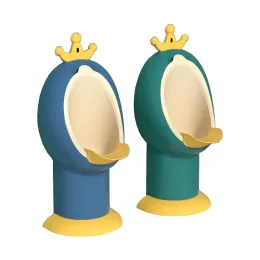 Skjortor Mmbaby Crown Baby Potty Toalett Stand Vertical Urinal Kids Training Boy Pee Badrum Wallmontered WC Toddler Split Portable